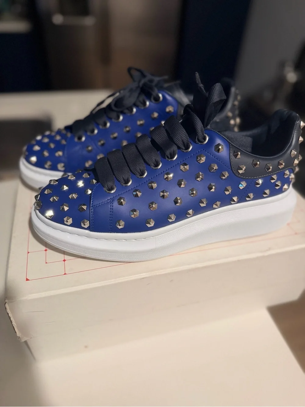 Alexander McQueen bold blue